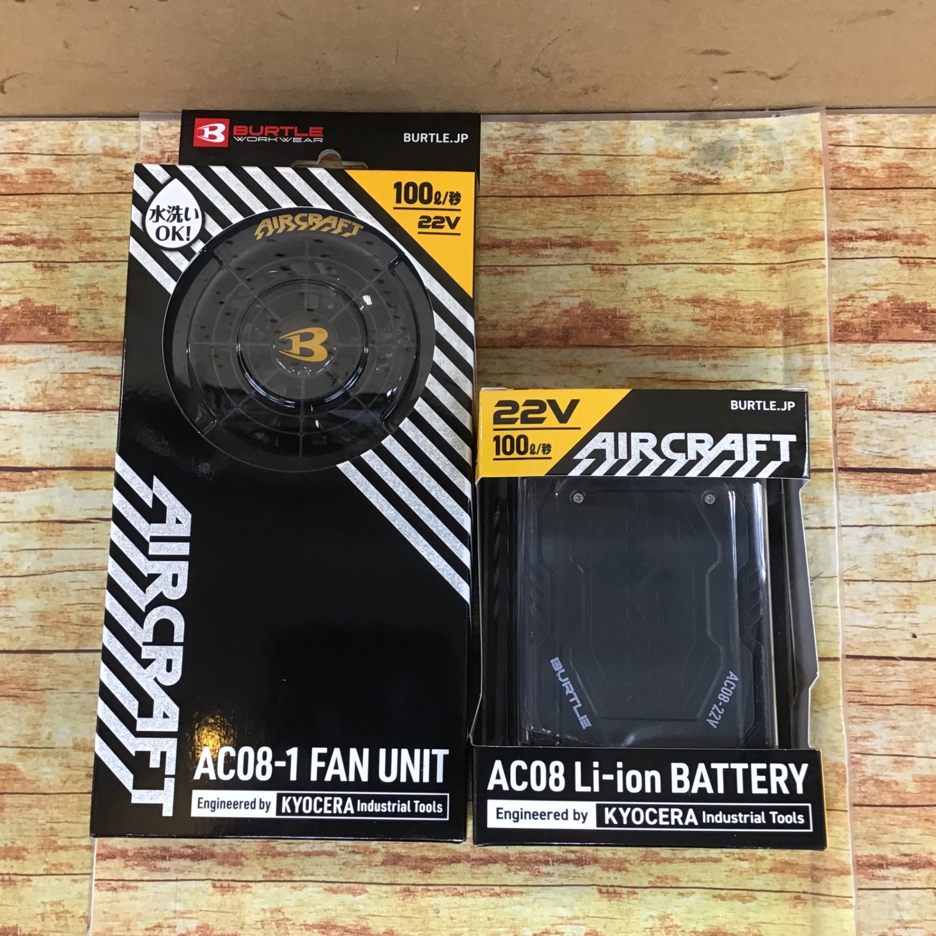 BURTLE AIR CRAFT AC08-1 空調服用 ファンユニット AC08 リチウム