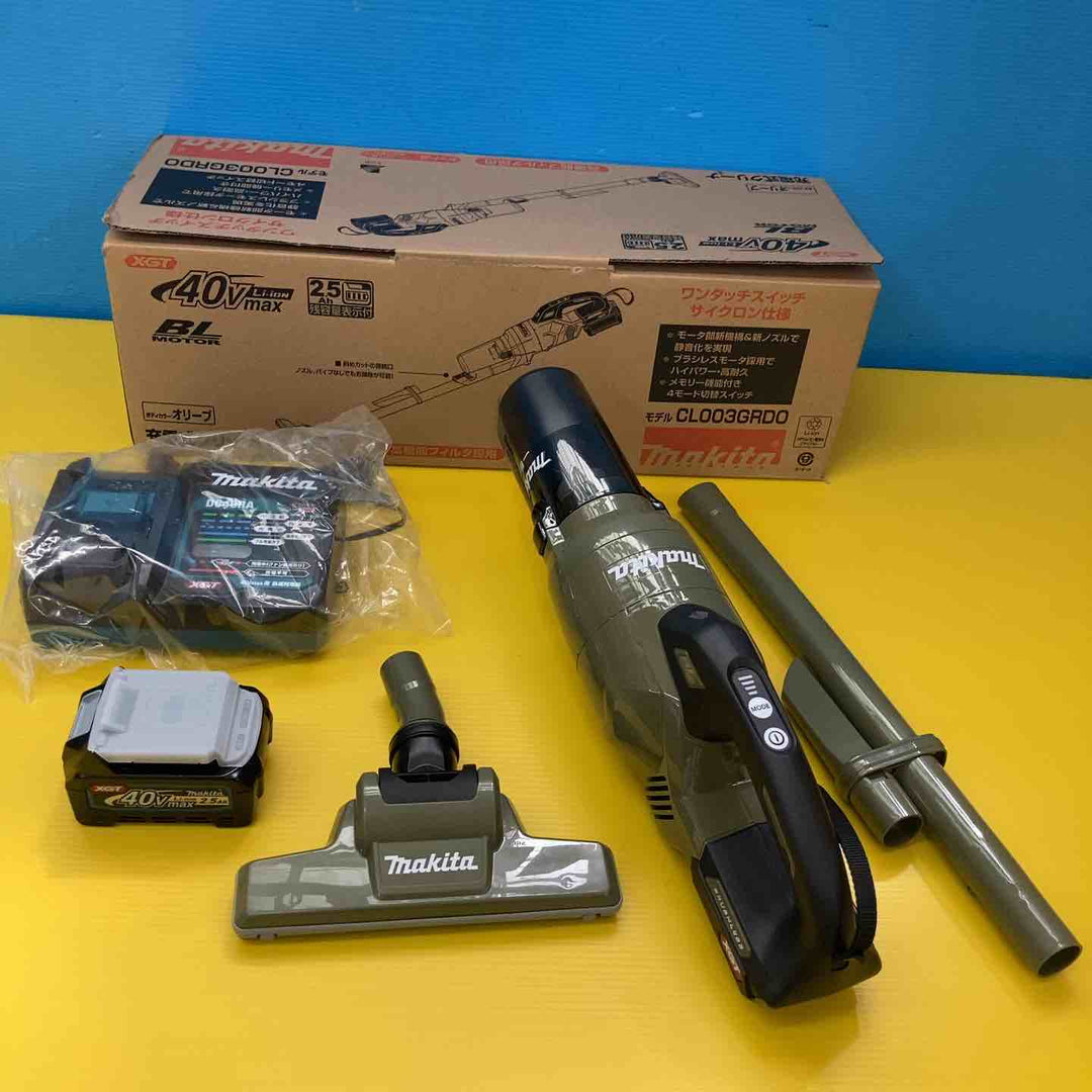 ★マキタ(makita) コードレスクリーナー CL003GRDO【岩槻店】