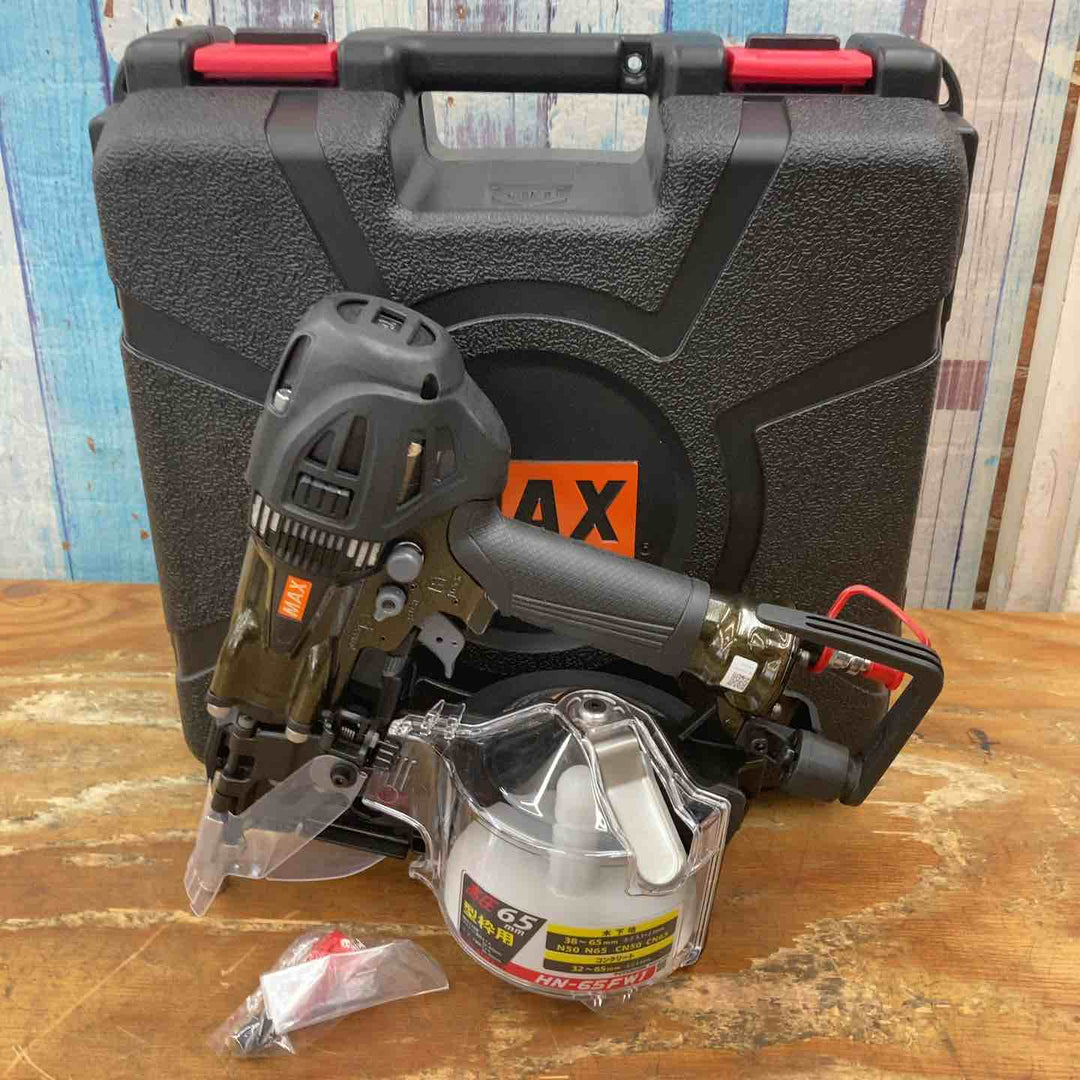 ★マックス(MAX) 釘打ち機 HN-65FW1(V)_アンバーオリーブ【柏店】
