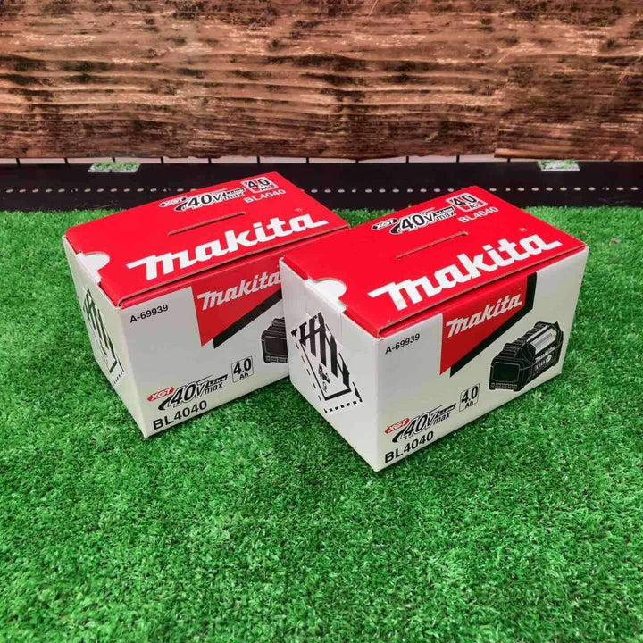 【未使用品】マキタ(makita) リチウムイオンバッテリー 40Vmax/4.0Ah BL4040 2個セット【桶川店】