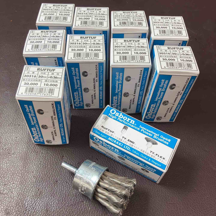 【未使用品(店頭展示品)】 OSBORN 工業用ブラシ RUFTUF(ラフタフ) 30316 10個 【東大和店】