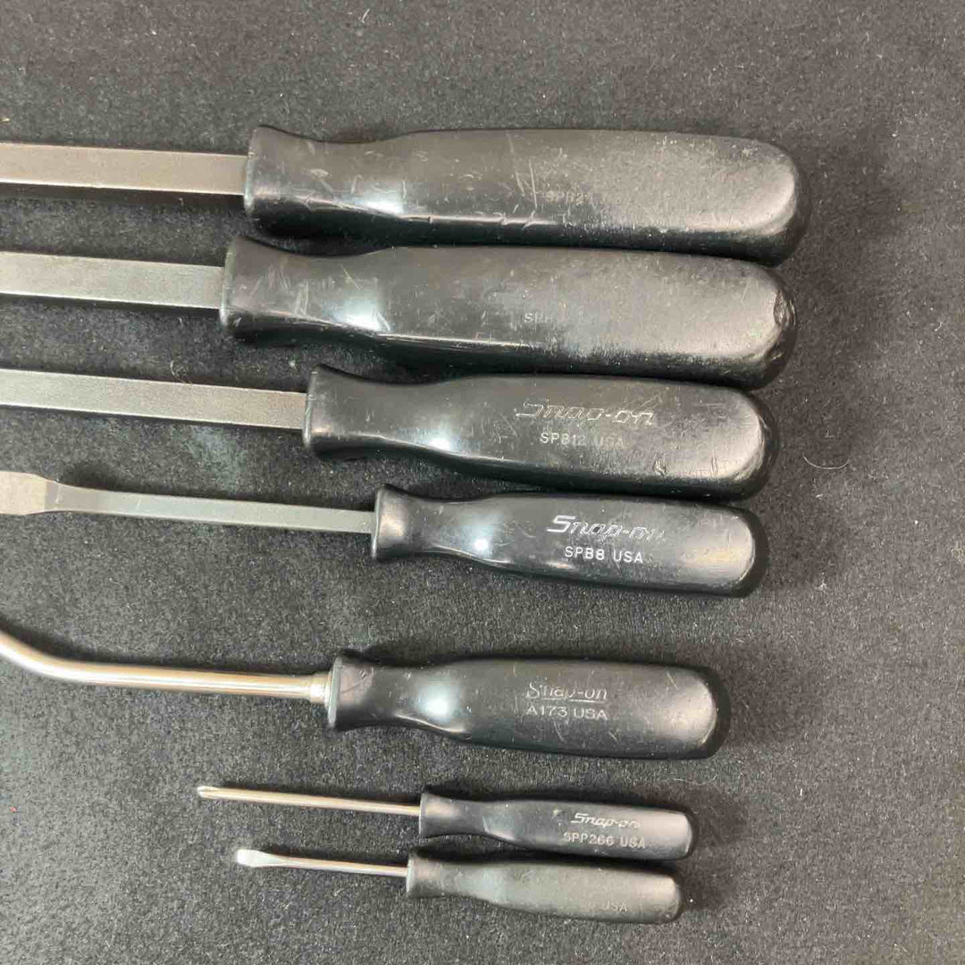 【中古品】 スナップオン(Snap-on) SPB24 プライバー・マイナス・ピッキングツール 旧グリップ 7本セット 【東大和店】