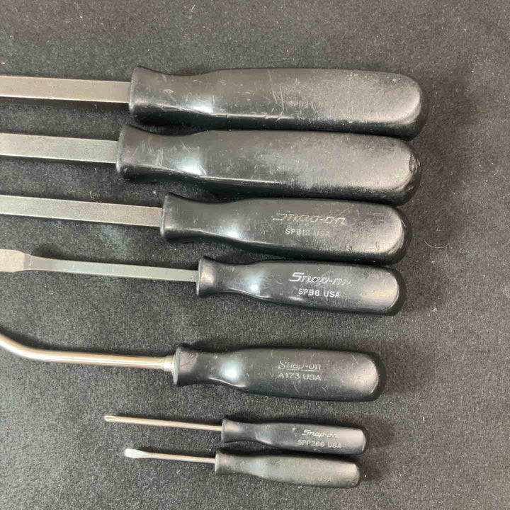 【中古品】 スナップオン(Snap-on) SPB24 プライバー・マイナス・ピッキングツール 旧グリップ 7本セット 【東大和店】