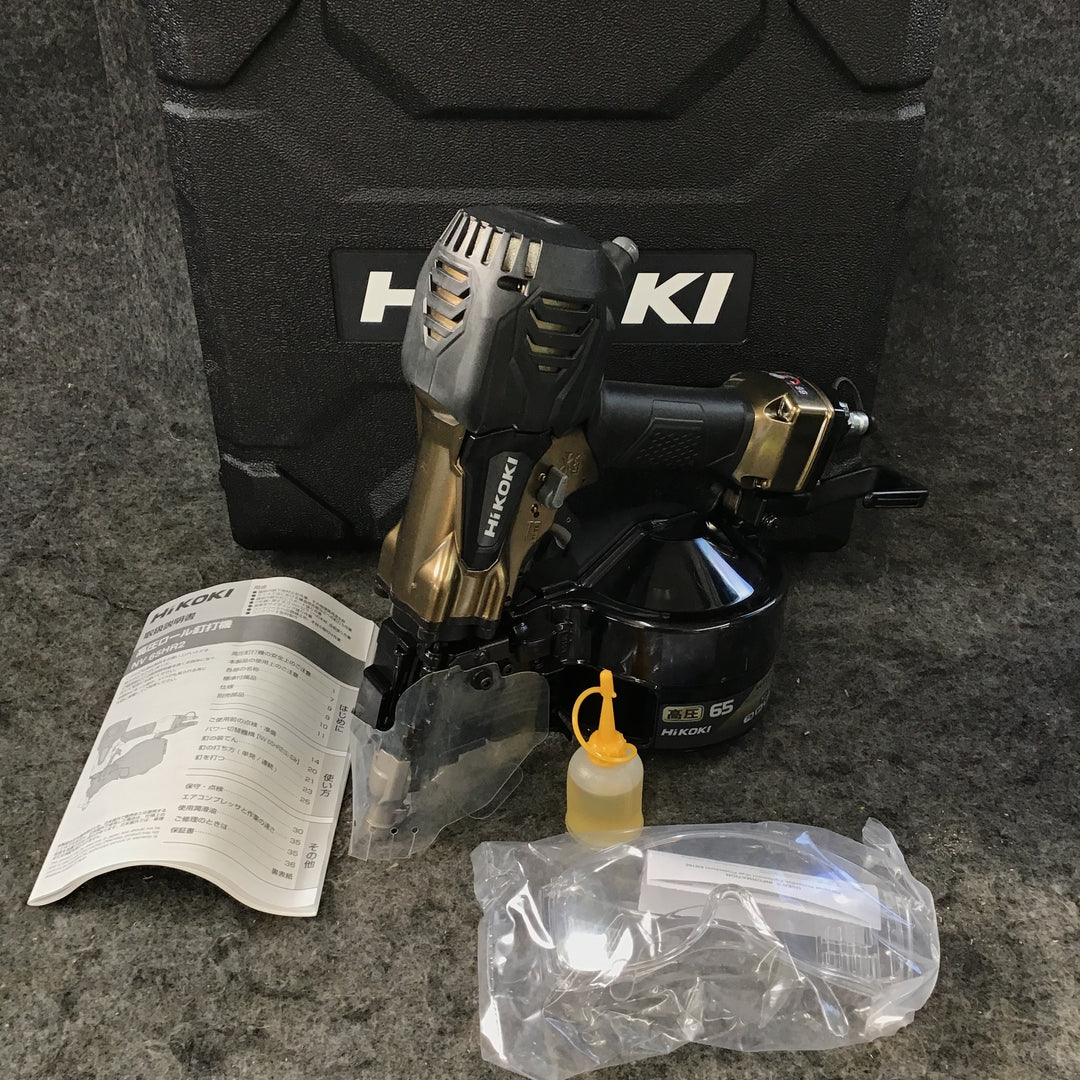 ★ハイコーキ(HIKOKI ※旧:日立工機) 高圧エア釘打ち機 NV65HR2(S)【町田店】