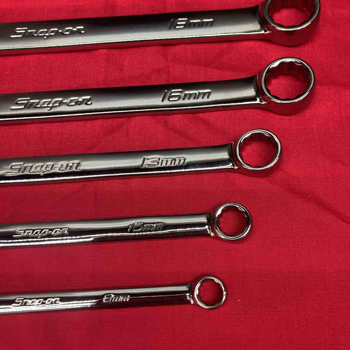 スナップオン(Snap-on)スナップオンコンビネーションレンチ6点まとめてOEXM 8・10・13・16・18・24ｍｍ【川越店】