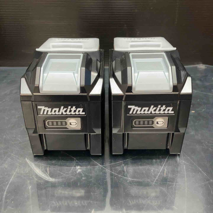 売り切り！【未使用品】高出力 純正 マキタ makita リチウムイオンバッテリー 40Vmax/8.0Ah BL4080H バッテリー 40V A〓77263 2個【川越店】