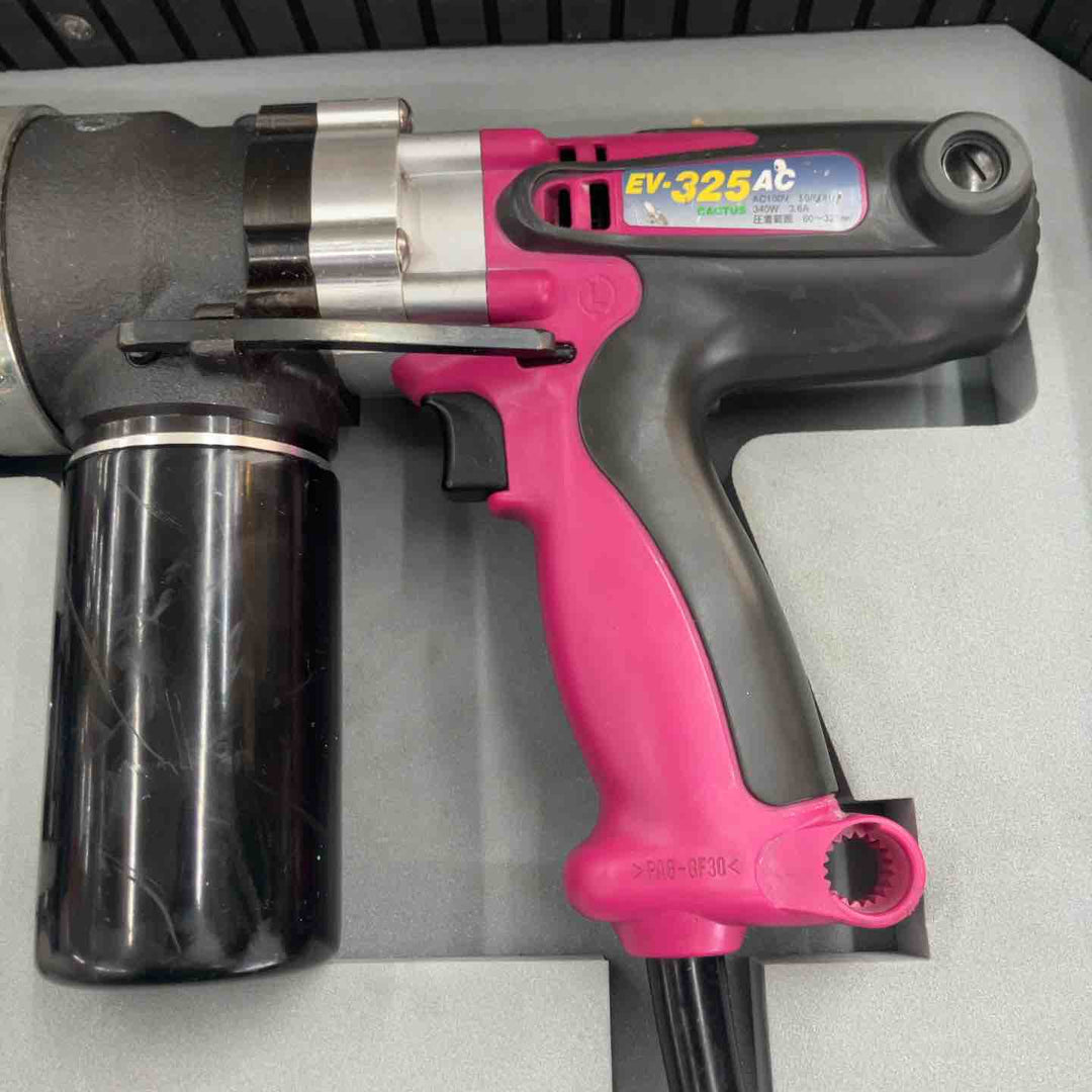 【中古品】 カクタス/CACTUS 電動油圧圧着機・EV-325AC 【桶川店】
