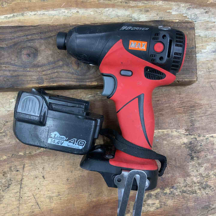 【中古品】◇マックス(MAX) コードレス静音インパクトドライバー PJ-SD101 14.4V バッテリー付き！【柏店】