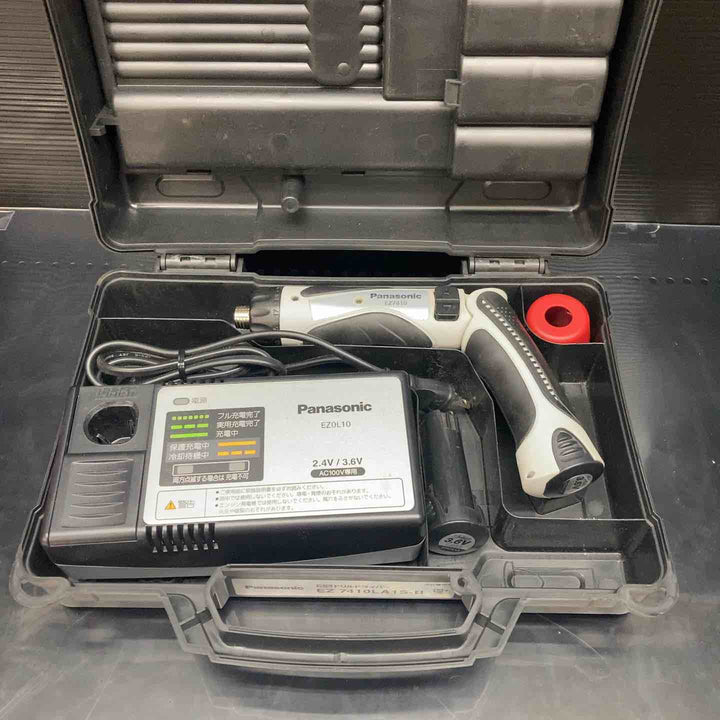 ☆パナソニック(Panasonic) コードレスドリルドライバー 黒 EZ7410LA1S-B【川越店】