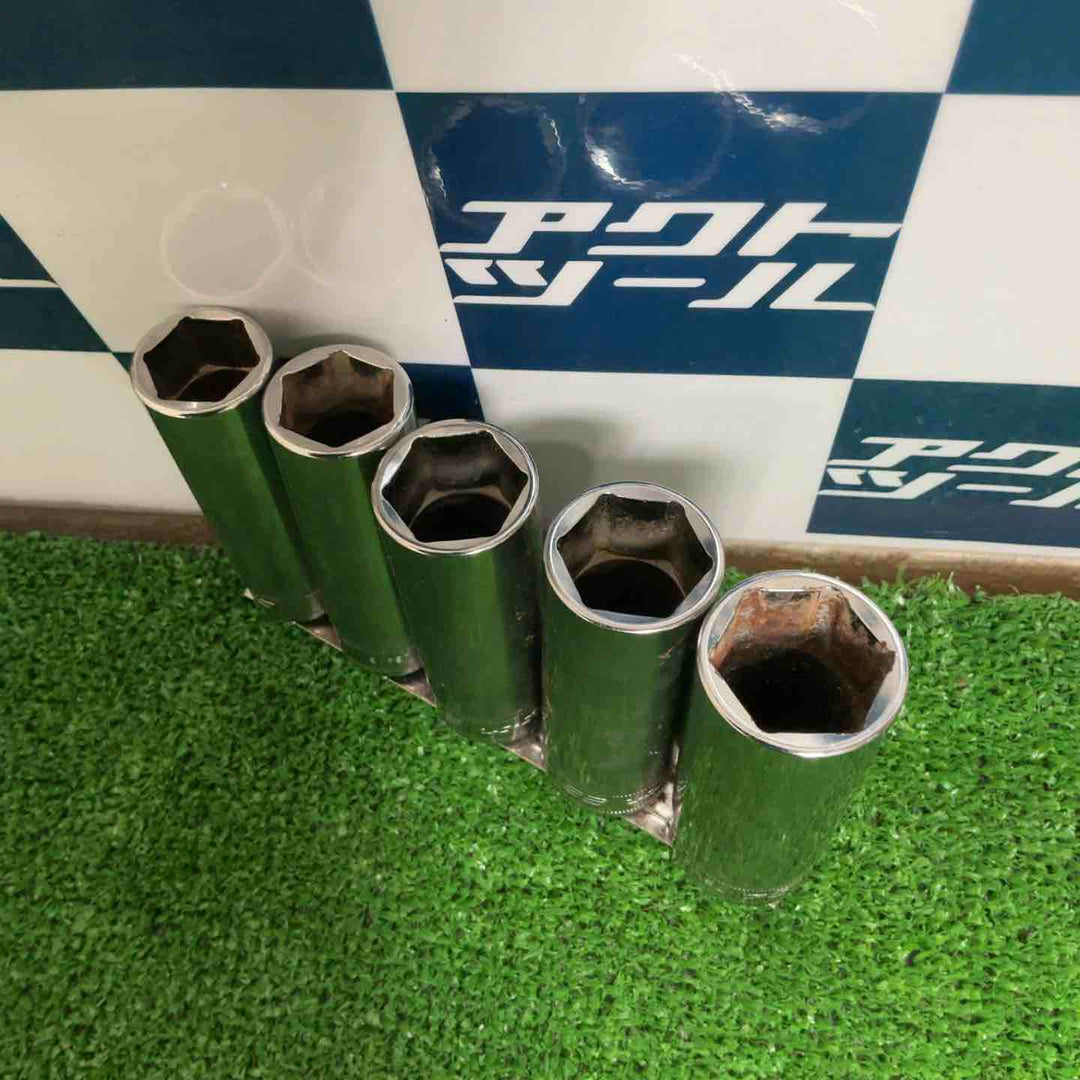 スナップオン(Snap-on) ディープソケット TSM18/19/21/22/24 5点セット【草加店】