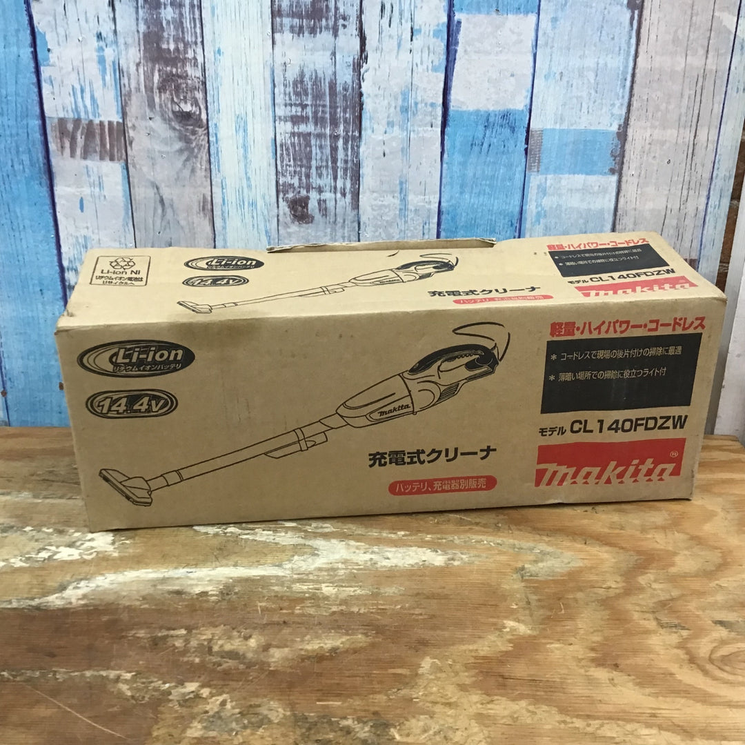 〇マキタ(makita) 14.4Vコードレスクリーナ CL140FDZW 本体のみ【柏店】