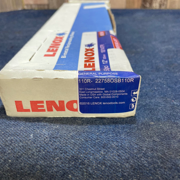 〇レノックス(LENOX) バイメタルセーバーソーブレード 300mm 10/14山 (50枚) 22758OSB110R【八潮店】