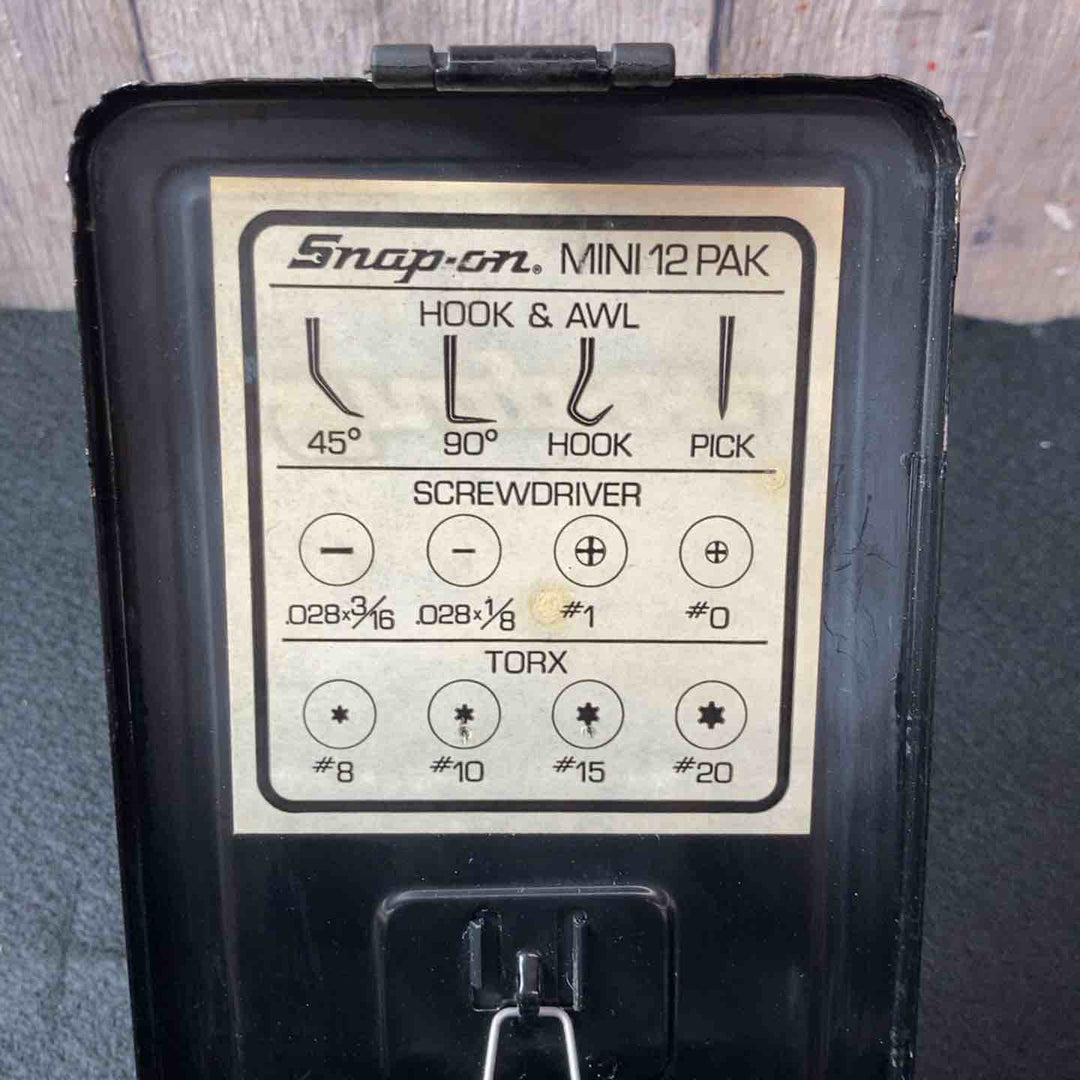 【中古美品】 Snap-on(スナップオン) MINI12PAKR コンビネーションセット12本レッド 【東大和店】