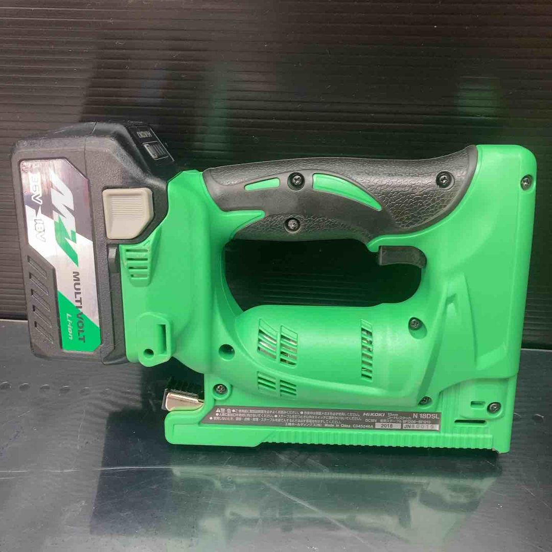 ◇ハイコーキ(HIKOKI ※旧:日立工機) コードレスタッカ本体のみ N18DSL(NN) CT線【川越店】