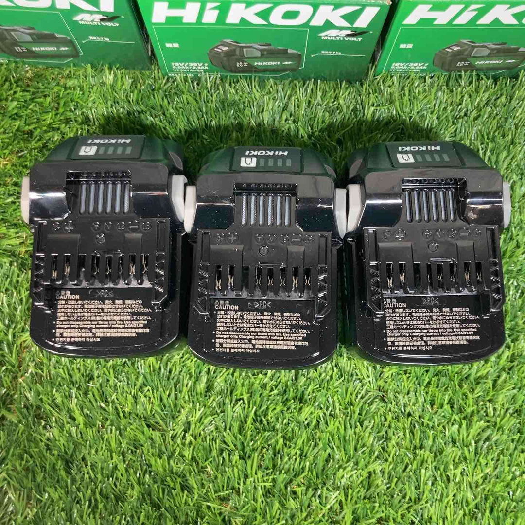 ▼ハイコーキ(HIKOKI ※旧:日立工機) リチウムイオンバッテリー 36V/2.5Ah BSL36A18X 3個セット【戸田店】