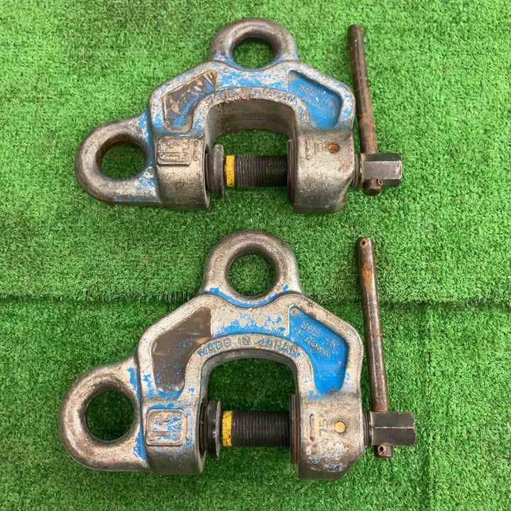 【中古品】 イーグルクランプ ねじ式全方向クランプ2個セット・SBB-1t 【桶川店】