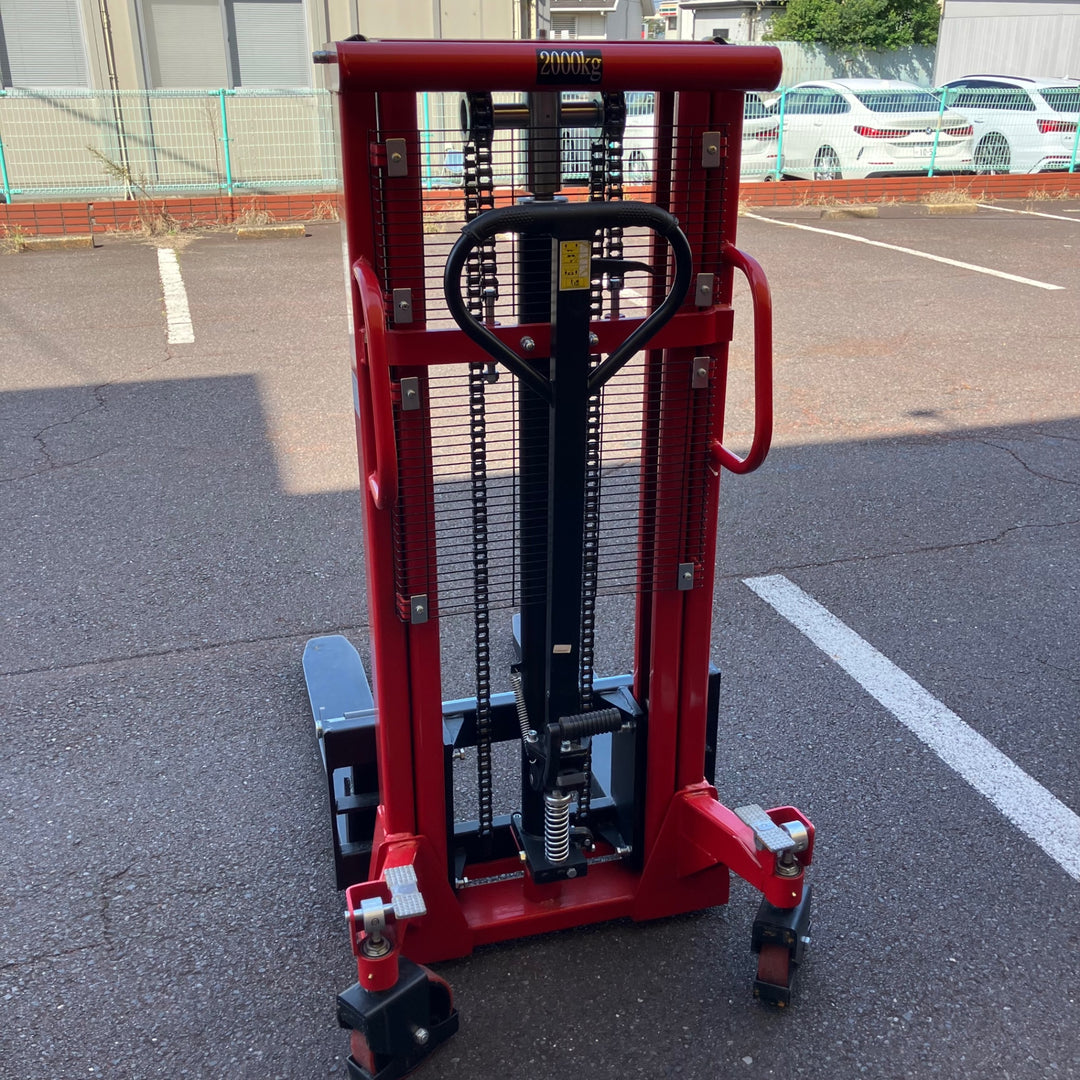 【店頭受取り限定】ロジスティッカー Logisticar 油圧ハンドフォークリフト SYC2020 耐荷重2000㎏ 最大高さ2000mm【越谷店】