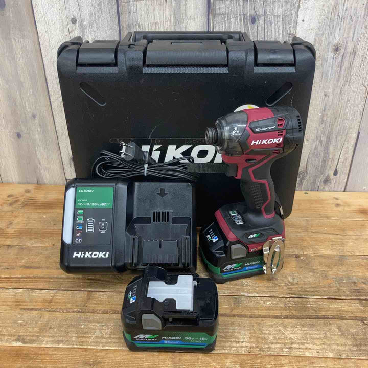 ハイコーキ(HIKOKI ※旧:日立工機) コードレスインパクトドライバー フレアレッド  WH36DC(2XPRSZ)【東大和店】