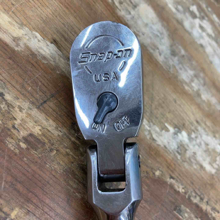 【中古品】▲スナップオン(Snap-on) 3/8sq 首振りラチェットハンドル フレキシブルラチェット FLF80A【柏店】