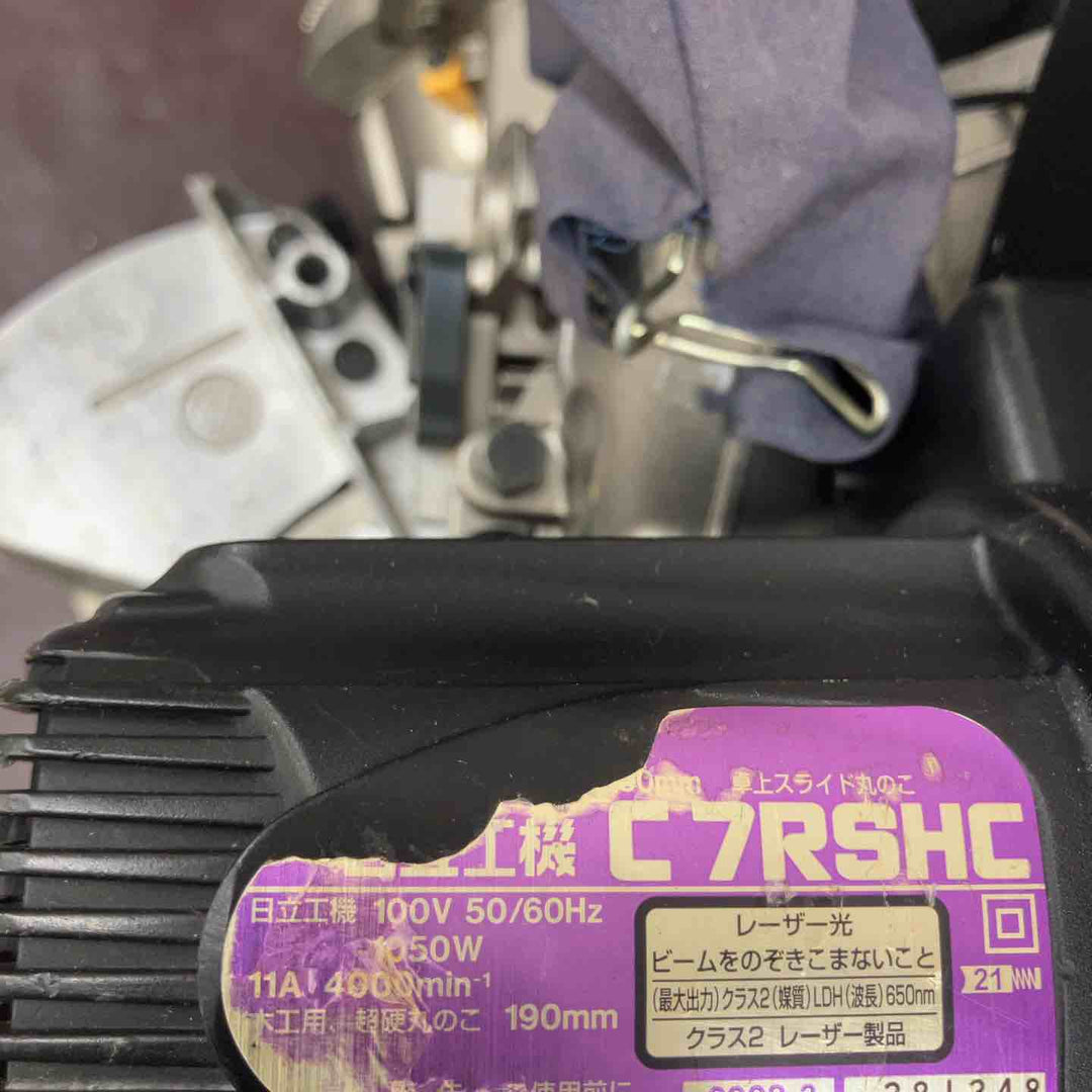 【中古品】ハイコーキ(HIKOKI ※旧:日立工機) 卓上スライド丸のこ C7RSHC 電動ノコギリ 電動マルノコ【東大和店】