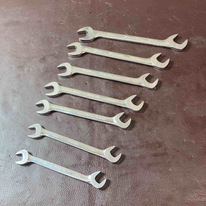 【中古品】スナップオン(Snap-on) 4方向アングルヘッド オープンエンドレンチ 計7本セット VSM5210A～VSM5217A【東大和店】