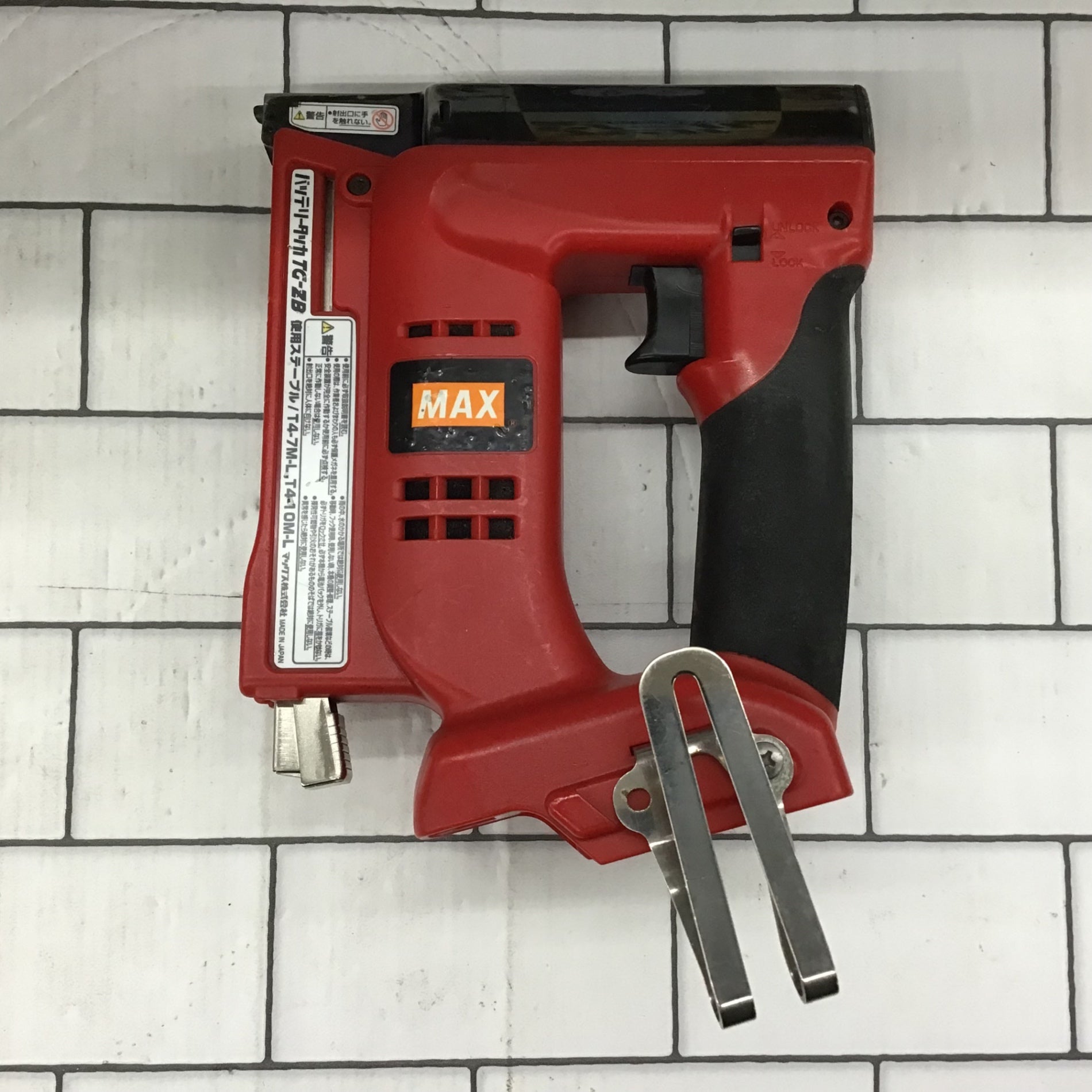 未使用 マックス/MAX コードレスタッカー TG-ZB 本体のみ 肩幅 10mm 足長 7・10mm 代引き可♪ ◇マックス(MAX) コードレスタッカー TG-ZB-BC&frasl;40A所沢店 - メルカリ