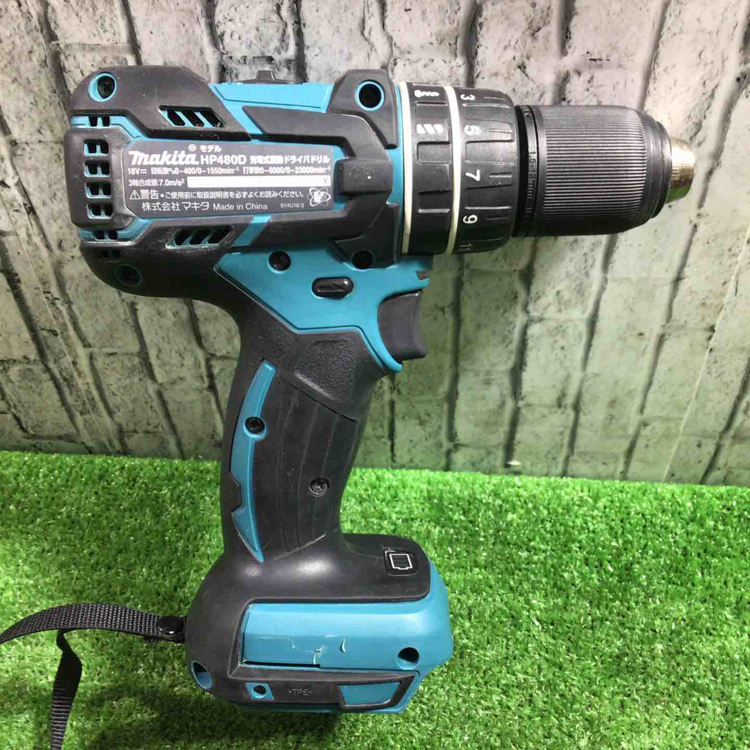 ☆マキタ(makita) コードレス振動ドリルドライバー HP480DZ【川口店】