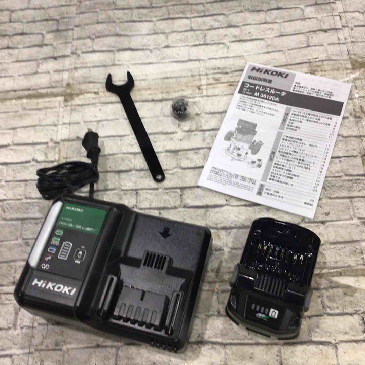 ★ハイコーキ(HIKOKI ※旧:日立工機) コードレスルーター M3612DA(XP)【川口店】