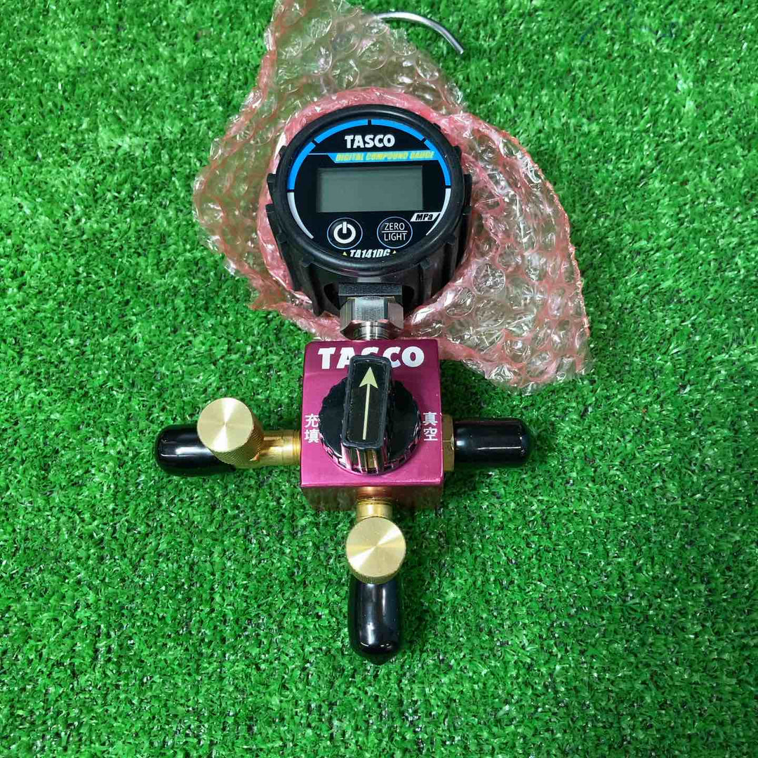 イチネンTASCO TA123DG-1 ボールバルブ式デジタルシングルマニホールドキット R410A/R32【岩槻店】