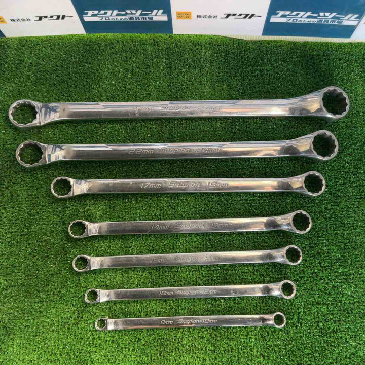 スナップオン(Snap-on)　オフセットメガネレンチ　7本セット　12角【草加店】