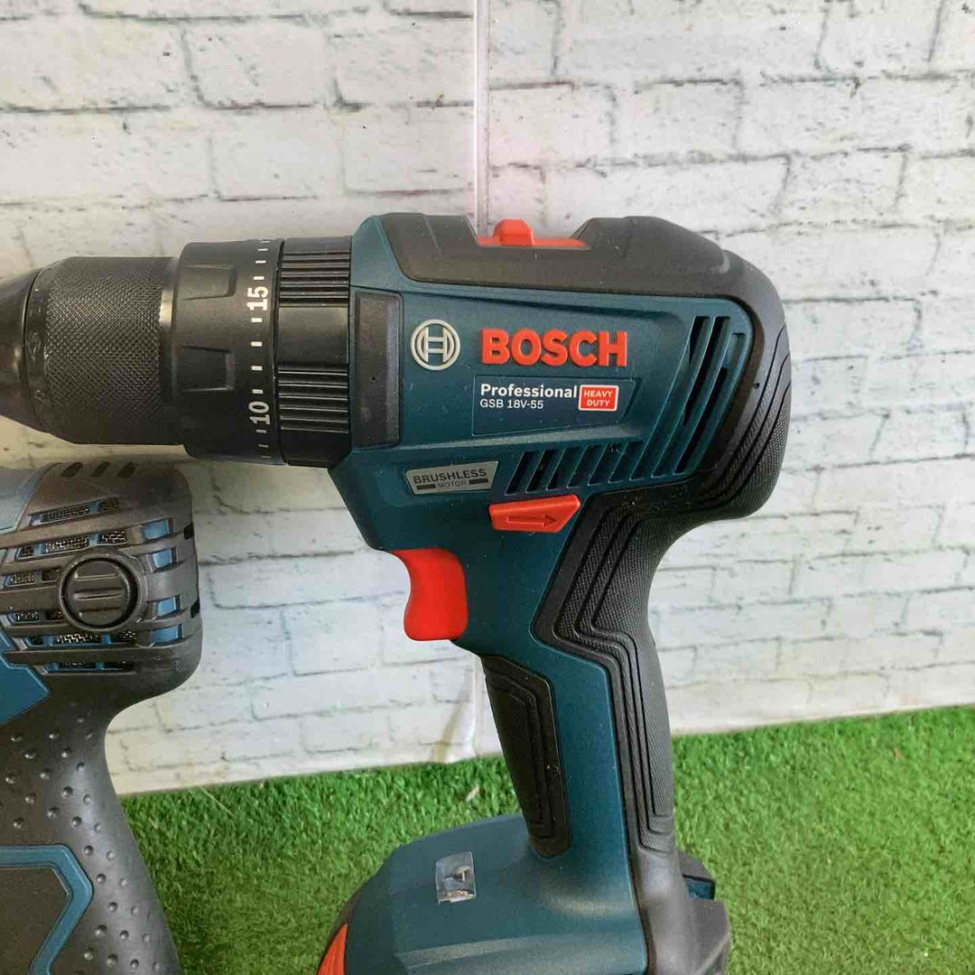 BOSCH 18v インパクトドライバ GDR18V-Li ドリルドドライバ GSB18V-55 【町田店】