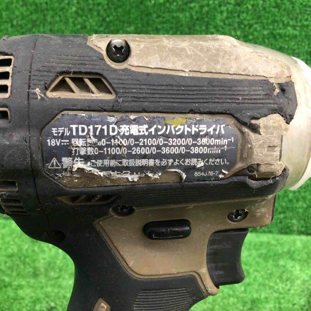 【現状品】 マキタ/makita コードレスインパクトドライバー TD171DZAB 【鴻巣店】