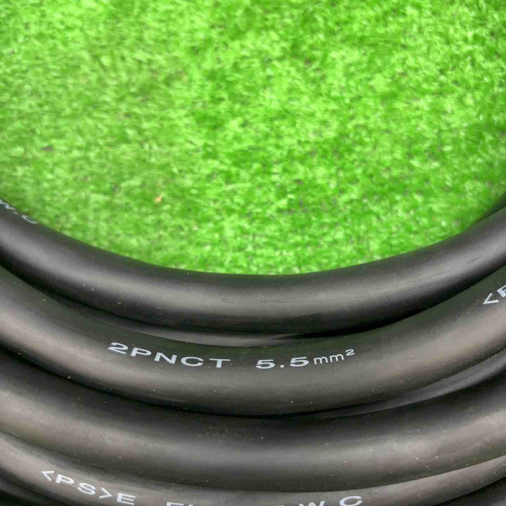 富士電線 2種EPゴム絶縁クロロプレンゴムキャブタイヤケーブル 5.5m㎡ 3心 2PNCT5.5SQ×3C 4巻セット【電材館越谷店】