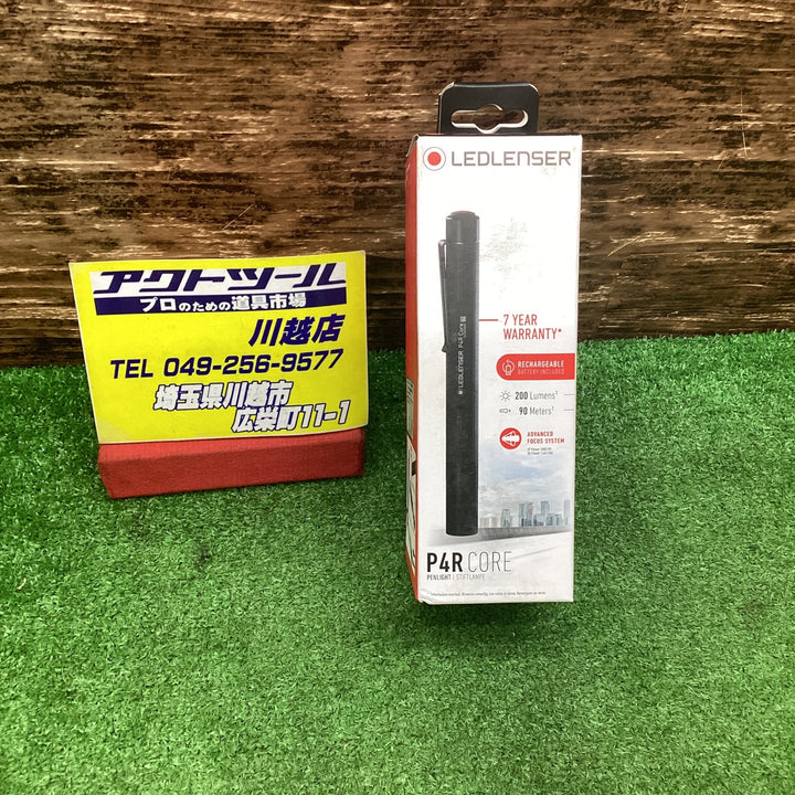 Ledlenser(レッドレンザー) P4R Core LEDペンライト USB充電式 [日本正規品] Black 小【川越店】