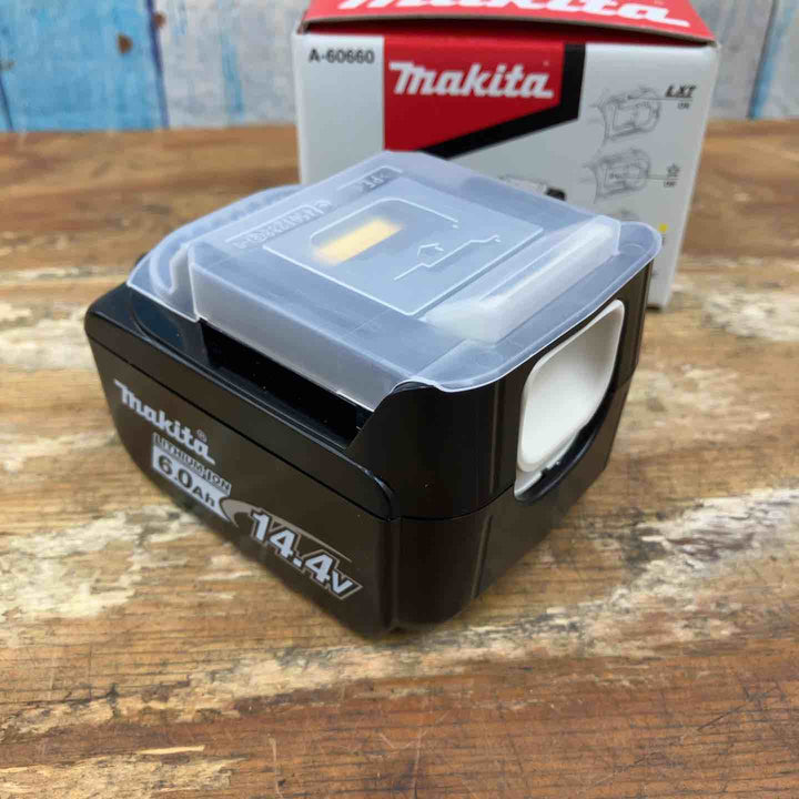 【未使用品】純正品 ★マキタ(makita) リチウムイオンバッテリー 14.4V/6.0Ah BL1460B【柏店】