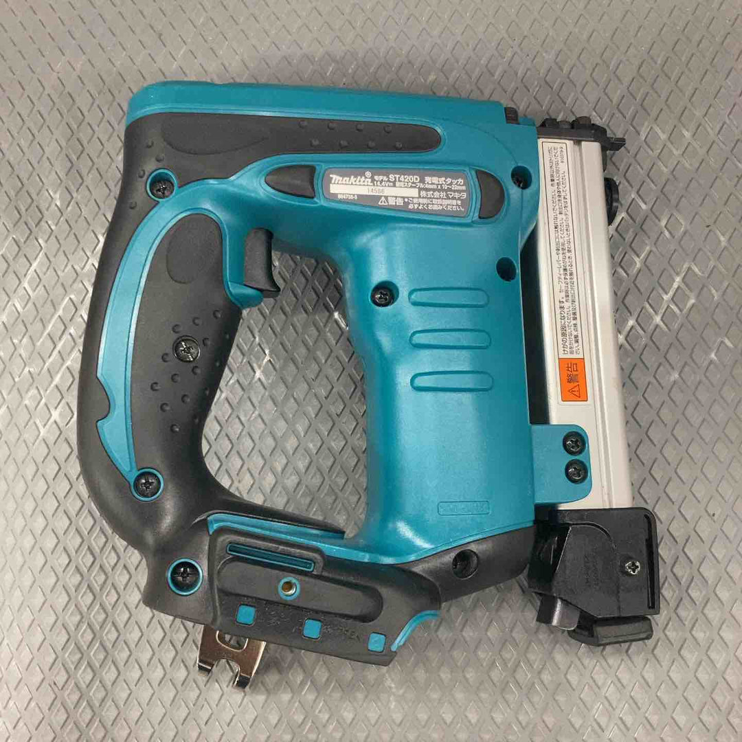 【中古品】マキタ(makita) 14.4V 4mm J線 コードレスタッカ ST420DRF【所沢店】