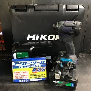 ★ハイコーキ(HIKOKI ※旧:日立工機) コードレスインパクトドライバ WH36DC(2XPS)(L) Bluetooth対応電池【草加店】