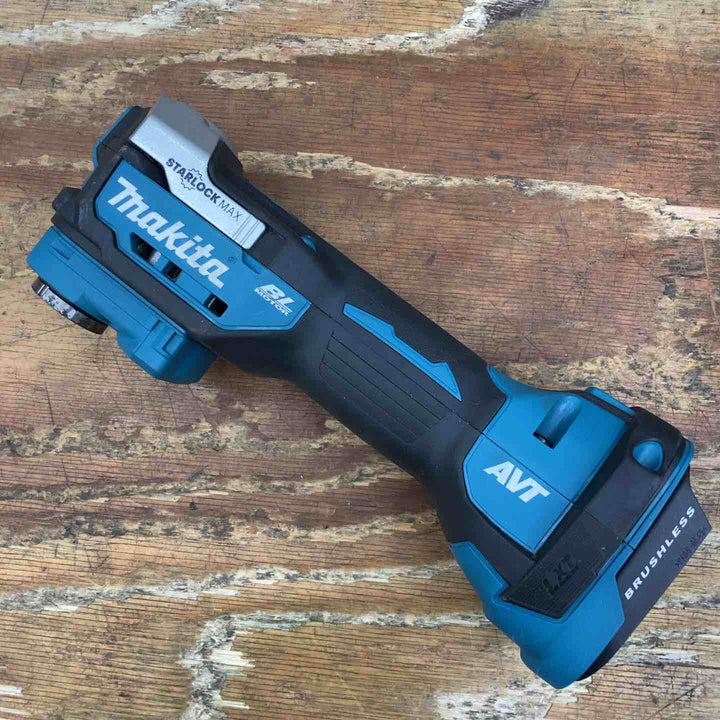 送料無料【中古品】マキタ(makita) コードレスマルチツール TM52DRG 18V フルセット バッテリー、充電器付き スターロックマックス【柏店】