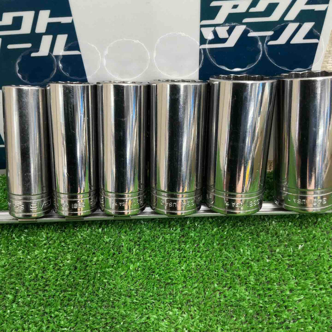 スナップオン(Snap-on) ディープソケット 11点セット S40I/38/34/30/28/26/S18IA/16/14/12/10【草加店】