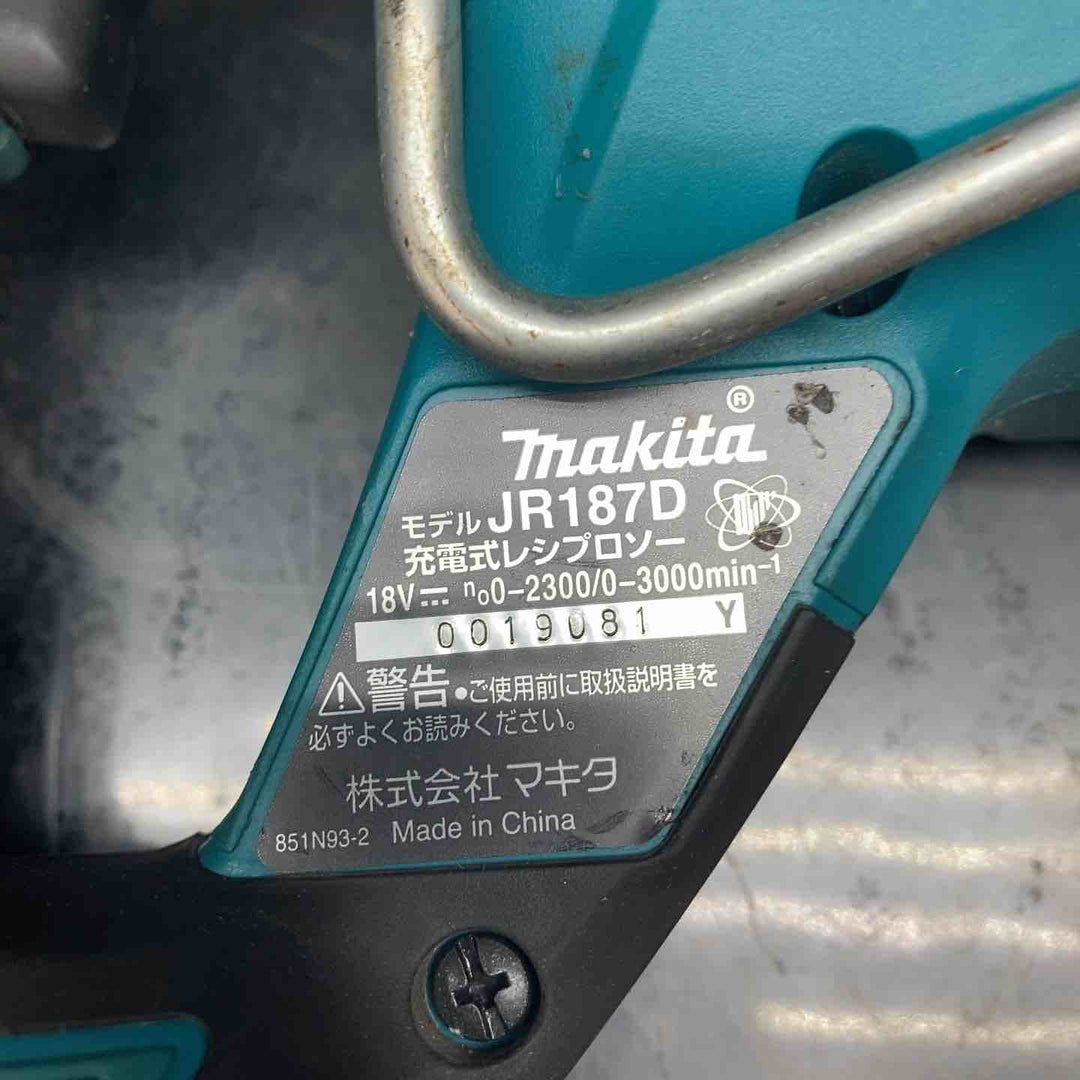 ★マキタ(makita) コードレスレシプロソー JR187DZ【川越店】