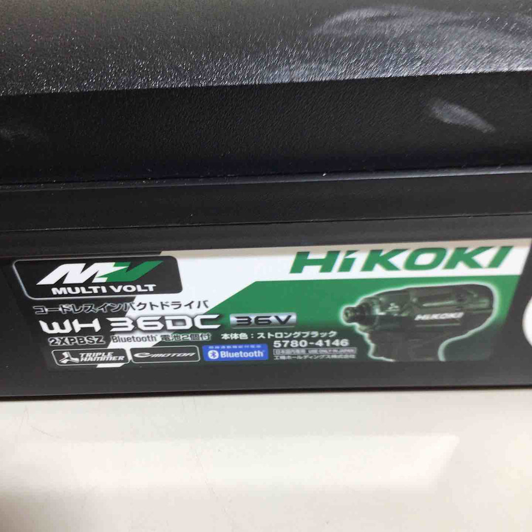 ★ハイコーキ(HIKOKI ※旧:日立工機) コードレスインパクトドライバー WH36DC(2XPSZ)(B)【戸田店】