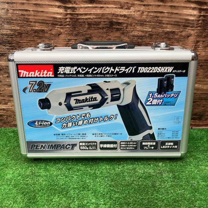 ★マキタ(makita) コードレスペンインパクトドライバー TD022DSHXW【川越店】
