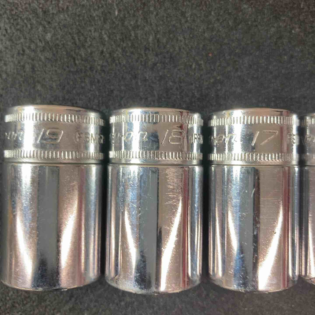【中古品】 スナップオン(Snap-on) FSMS8～FSMS19 セミディープソケット 12点セット 【東大和店】