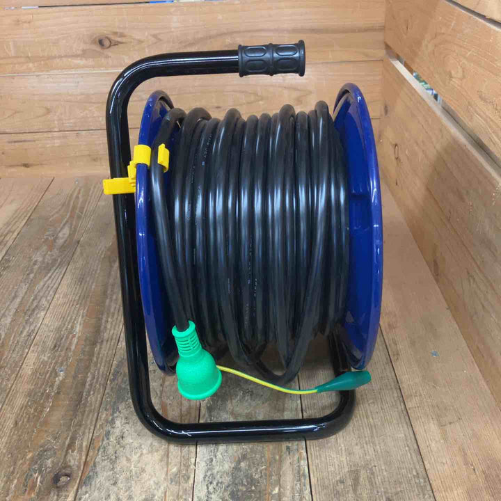 ◇日動(NICHIDO) コードリール NPW-EK33-SP 30m 防雨型 アース・漏電遮断器付き【所沢店】