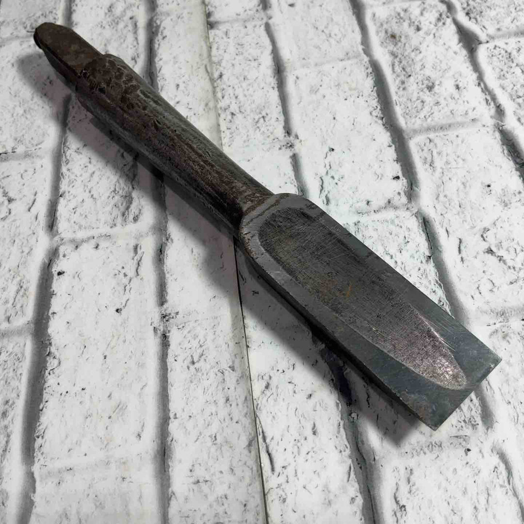 角田 〇正 叩き鑿 刃のみ 刃幅約20mm 【川口店】