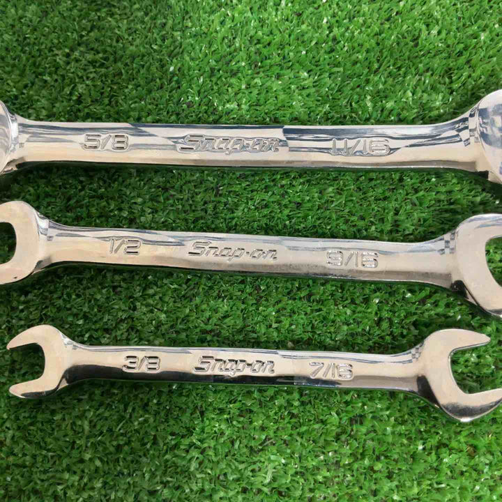 スナップオン(Snap-on) オープンエンドレンチ (3本) VO2022B/1618B/1214B【草加店】