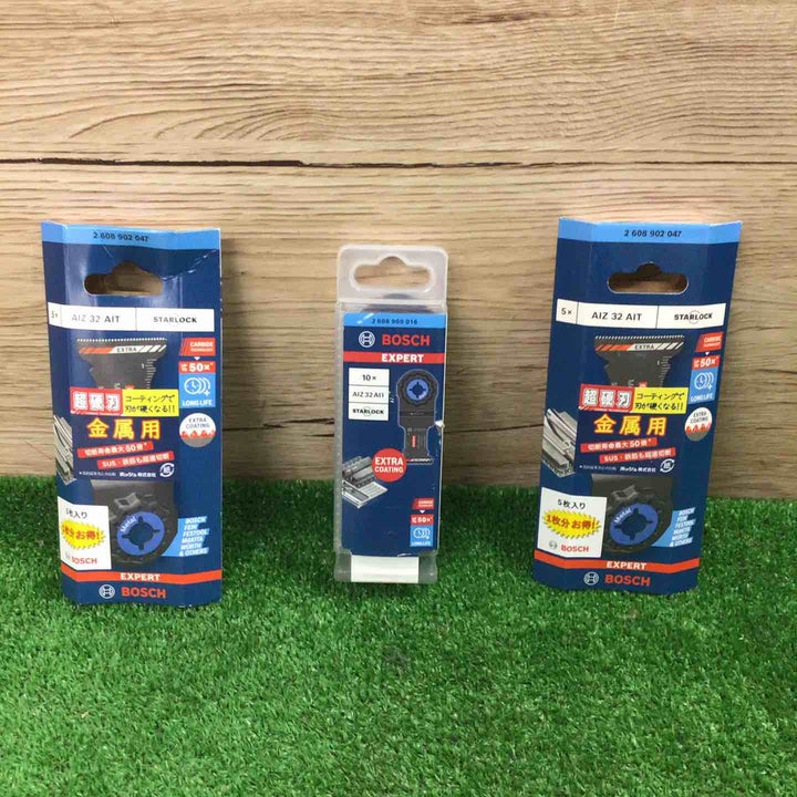 ボッシュ(Bosch) マルチツールブレードスターロック AIZ32AIT/5 2個　 AIZ32AIT/10 1個　計3個セット【町田店】