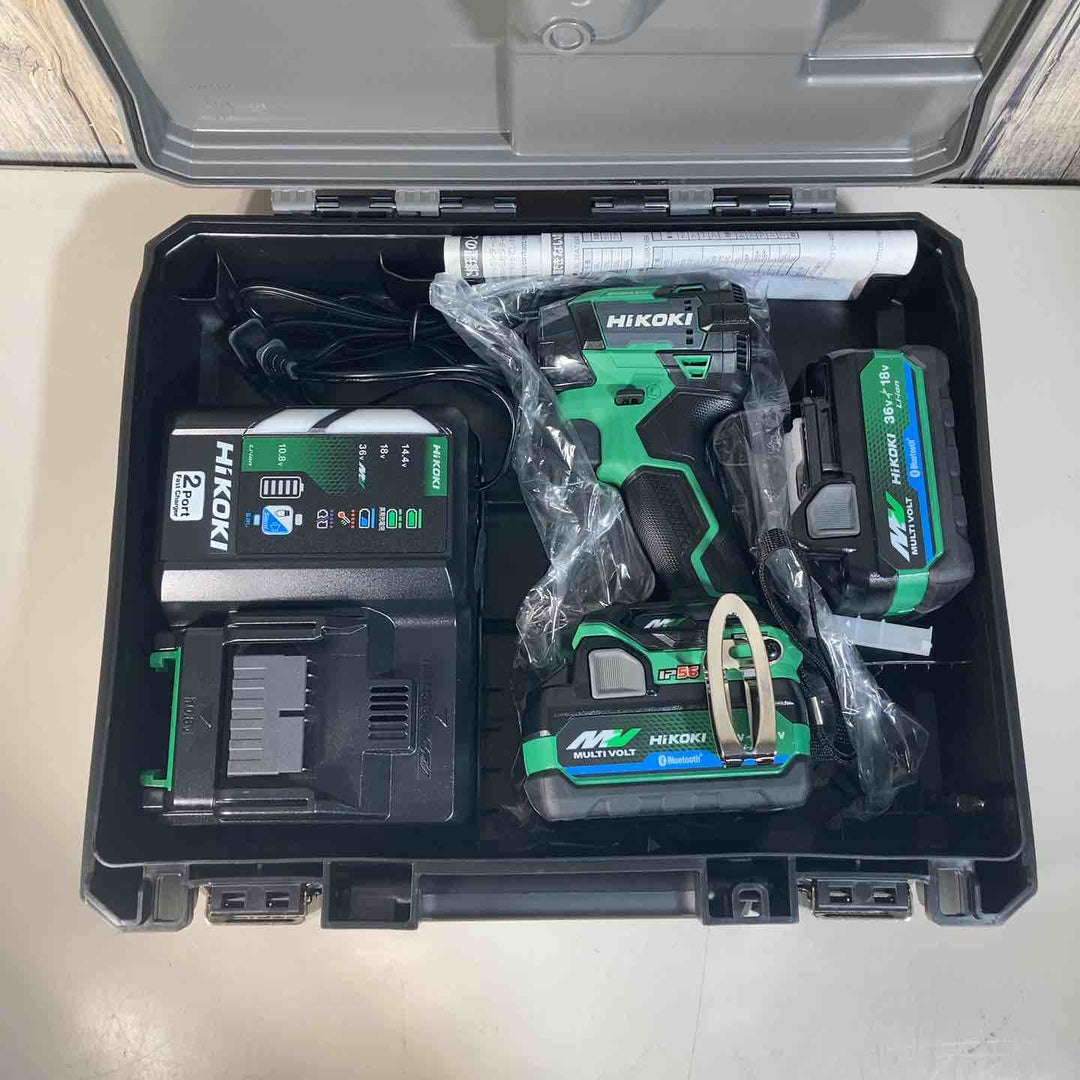 ★ハイコーキ(HIKOKI ※旧:日立工機) コードレスインパクトドライバ アグレッシブグリーン WH36DD(2XHLSZ)【戸田店】