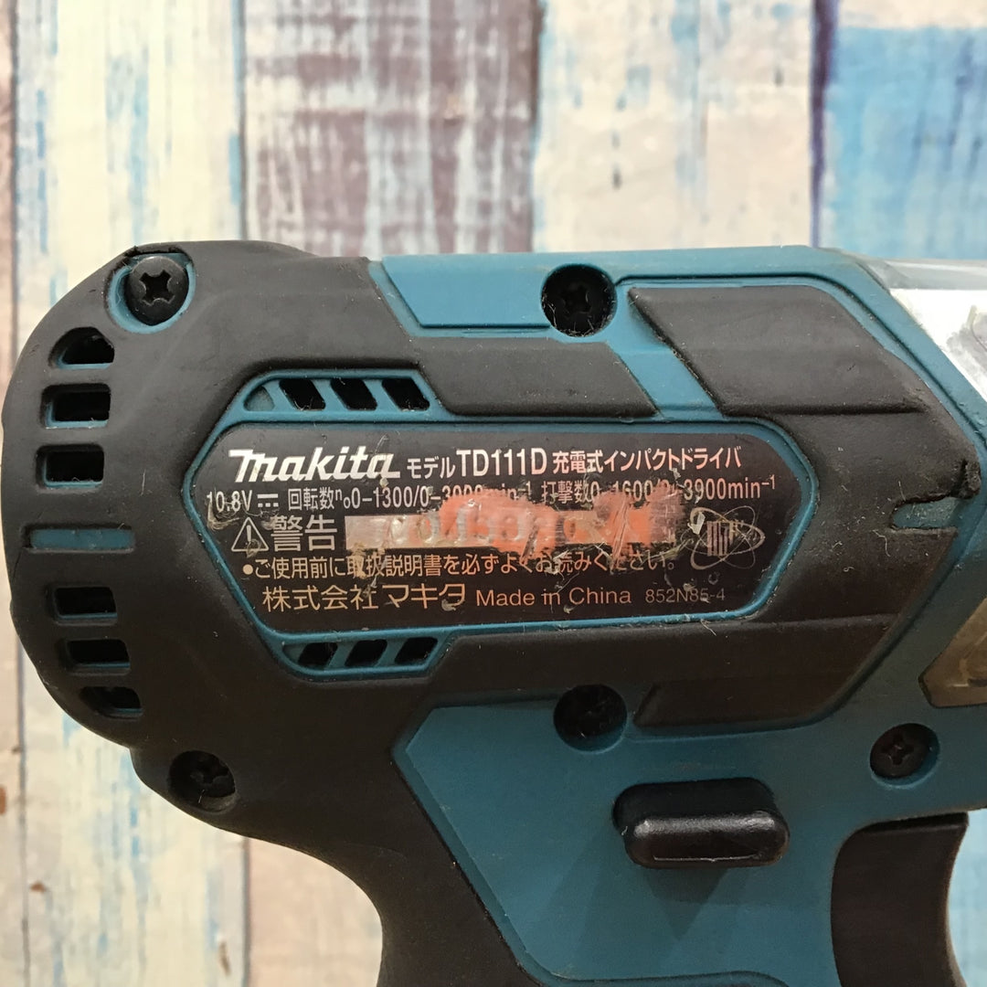 ★マキタ(makita) コードレスインパクトドライバー TD111DSHX【柏店】