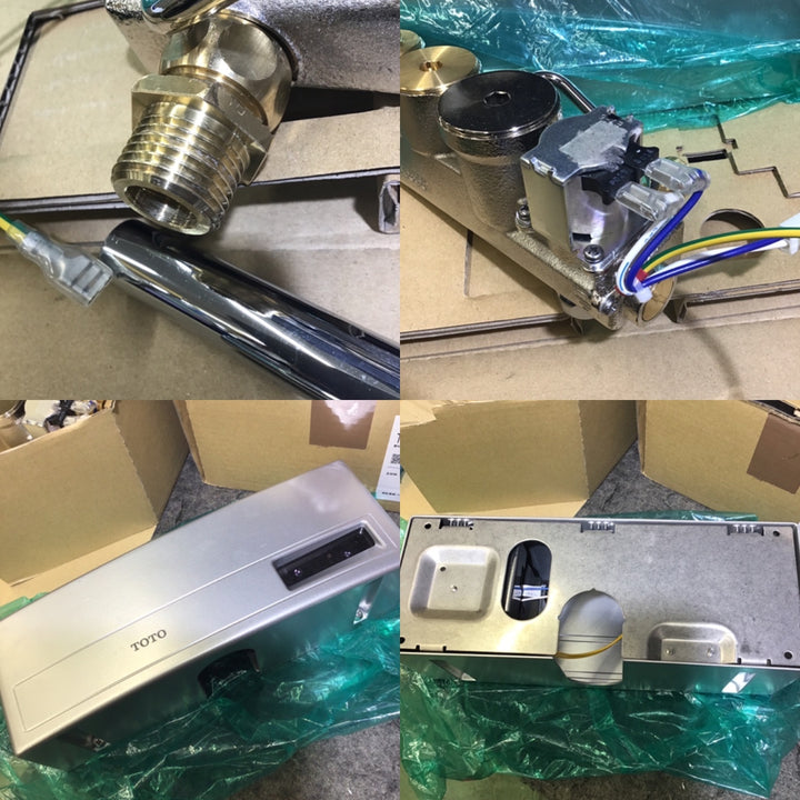 【美品※仕様・備考をご確認ください※】TOTO 小便器用 自動フラッシュバルブ（露出型、AC100V）TEA98S 2個セット【桶川店】